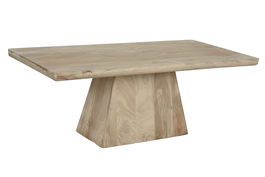 DKD Home Decor Mesa Centro Moderno Mango Natural 120 x 60 x 45 cm