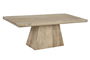 DKD Home Decor Mesa Centro Moderno Mango Natural 120 x 60 x 45 cm