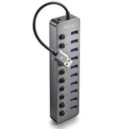 NGS IHUB10 Hub USB 3.2 Gen 1 con 10 puertos USB 3.0 Negro