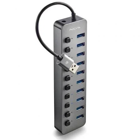 NGS Hub USB 3.0 iHub10 10 Puertos NGS Hub USB 3.0 iHub10 10 Puertos