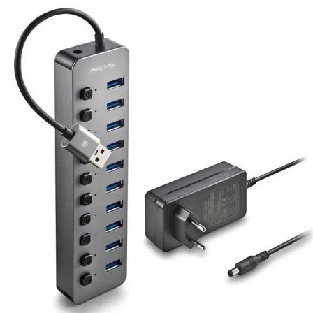NGS Hub USB 3.0 iHub10 10 Puertos NGS Hub USB 3.0 iHub10 10 Puertos