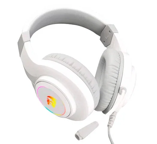 Redragon Hylas Auriculares Gaming RGB 3,5 mm Blanco