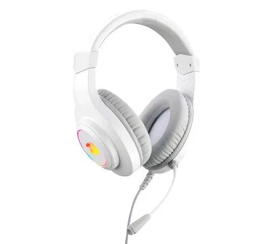 Redragon Hylas Auriculares Gaming RGB 3,5 mm Blanco