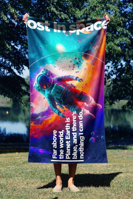 Mijölnir Majer Tom Toalla de Playa Multicolor 70 x 130 cm