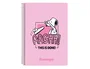 Safta Cuaderno Espiral Cuarto 80 Hojas Cuadriculadas Snoopy Tapa Extradura