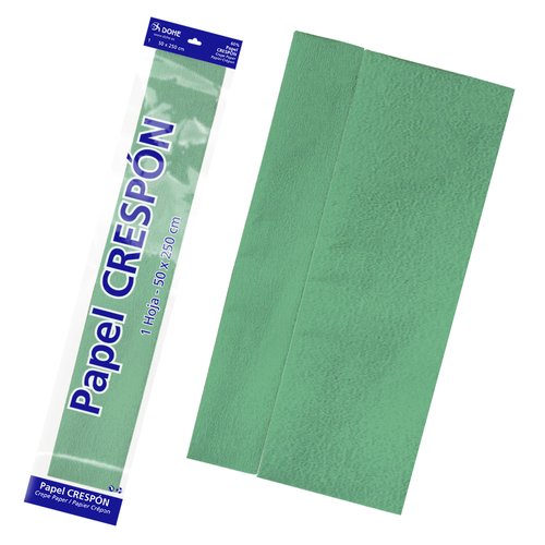 Papel Crepe (Pinocho) Dohe 30G 0,5X2,5 M Verde Papel Crepe (Pinocho) Dohe 30G 0,5X2,5 M Verde