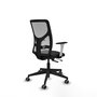 PIQUERAS Y CRESPO Silla de oficina Motilla Sincro/Traslack Negro y Gris