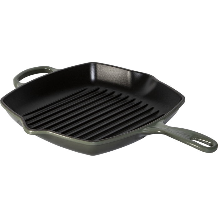 Le Creuset Sartén de Parrilla Cuadrada de Hierro Fundido 26 cm Thyme Le Creuset Sartén de Parrilla Cuadrada de Hierro Fundido 26 cm Thyme