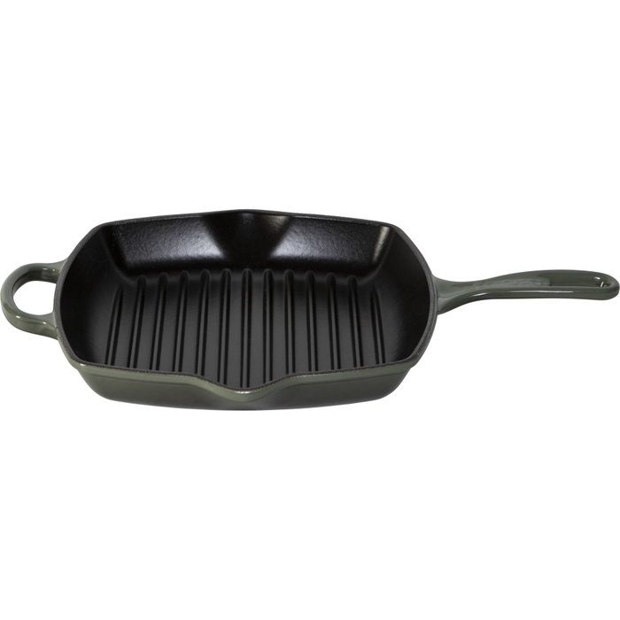 Le Creuset Sartén de Parrilla Cuadrada de Hierro Fundido 26 cm Thyme Le Creuset Sartén de Parrilla Cuadrada de Hierro Fundido 26 cm Thyme