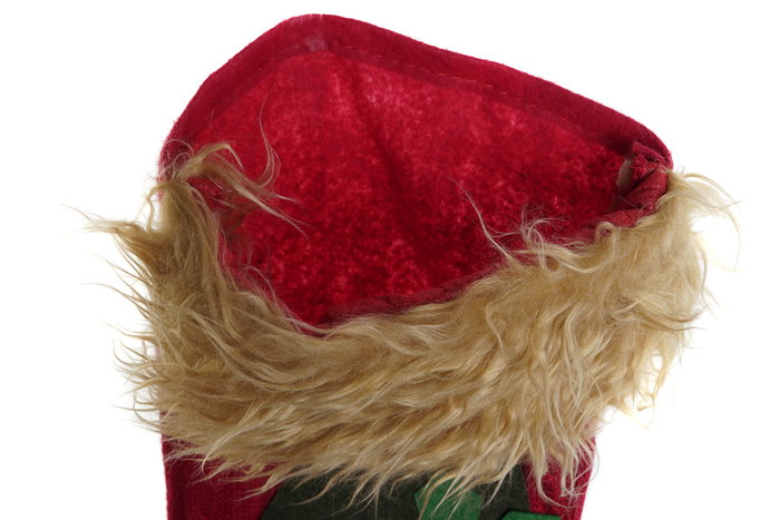 DKD Home Decor Calcetín Rojo Marrón 3 x 50 x 28 cm (6 Unidades)