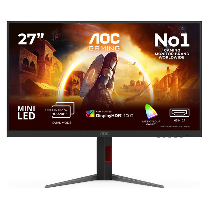 AOC U27G4XM Monitor Gaming 27 pulg 4K Mini LED Fast IPS 160Hz/320Hz AOC U27G4XM Monitor Gaming 27 pulg 4K Mini LED Fast IPS 160Hz/320Hz