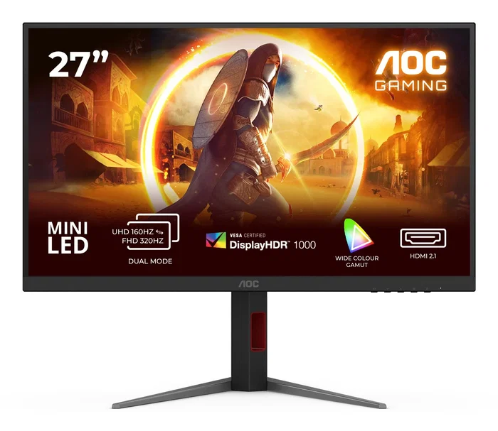 AOC U27G4XM Monitor Gaming 27 pulg 4K Mini LED Fast IPS 160Hz/320Hz AOC U27G4XM Monitor Gaming 27 pulg 4K Mini LED Fast IPS 160Hz/320Hz