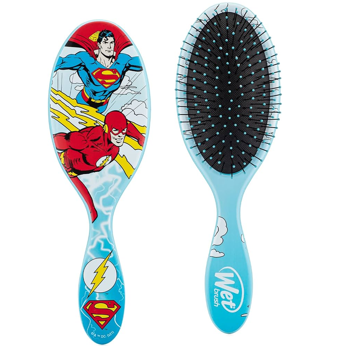 The Wet Brush Cepillo para el Pelo, Edición Justice League Superman y Flash The Wet Brush Cepillo para el Pelo, Edición Justice League Superman y Flash