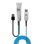 Lindy Cable USB de Fibra Óptica 30 m USB 3.2 Gen 1 (3.1 Gen 1) Azul/Plata