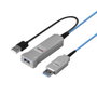 Lindy Cable USB de Fibra Óptica 30 m USB 3.2 Gen 1 (3.1 Gen 1) Azul/Plata