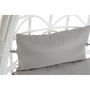 DKD Home Decor Sillón Colgante de Ratán Sintético Blanco y Gris con Cojines
