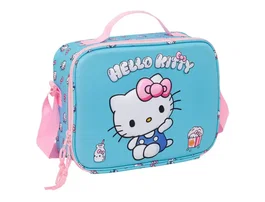 Safta Portameriendas Nevera 3D Hello Kitty, 195x250x90 mm, recipiente para comida, colección Hello Kitty