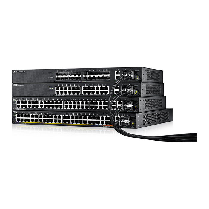 Zyxel XGS2220-30F Switch gestionado L3 de 24 puertos SFP + 4 SFP+ y 2 10GbE, montaje en rack