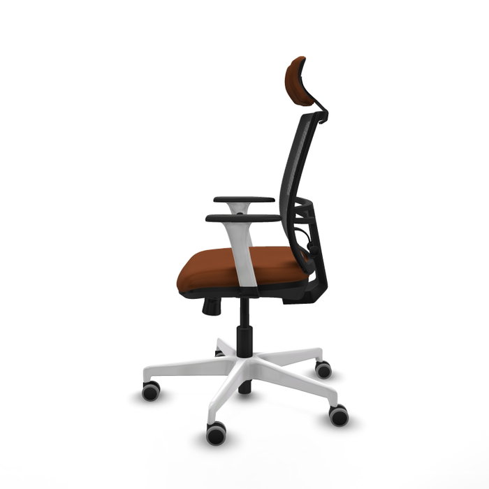 PIQUERAS Y CRESPO Silla de Oficina Yunquera con Mecanismo Sincro/Traslack Marrón y Negro PIQUERAS Y CRESPO Silla de Oficina Yunquera con Mecanismo Sincro/Traslack Marrón y Negro