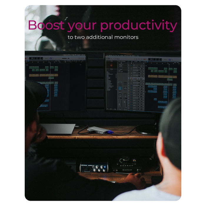 ICY BOX IB-DK4040-CPD DockingStation USB-C 10-en-1 PD 100W