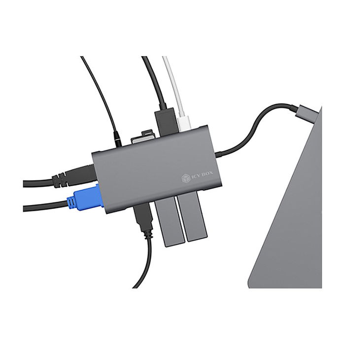 ICY BOX IB-DK4040-CPD DockingStation USB-C 10-en-1 PD 100W