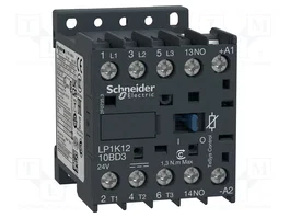 SCHNEIDER ELECTRIC LP1K1210BD3 Contactor 3-polar 12A 24VDC