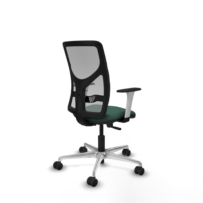 PIQUERAS Y CRESPO Silla de oficina Motilla con mecanismo Sincro, Verde botella y Gris PIQUERAS Y CRESPO Silla de oficina Motilla con mecanismo Sincro, Verde botella y Gris