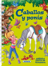 SUSAETA EDICIONES Agenda escolar permanente caballos y ponis