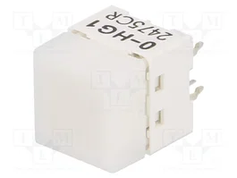 Aratas (Formerly Omron Components) B3W-9000-HG1N Interruptor de teclado Blanco con LED Verde