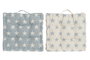 DKD Home Decor Cojín de Suelo Algodón Estrellas Surtido 2 unidades