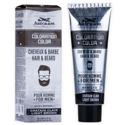 Hairgum COLORATION Tinte para Barba y Cabello 5.1-Castaño Claro 60 g Hairgum COLORATION Tinte para Barba y Cabello 5.1-Castaño Claro 60 g