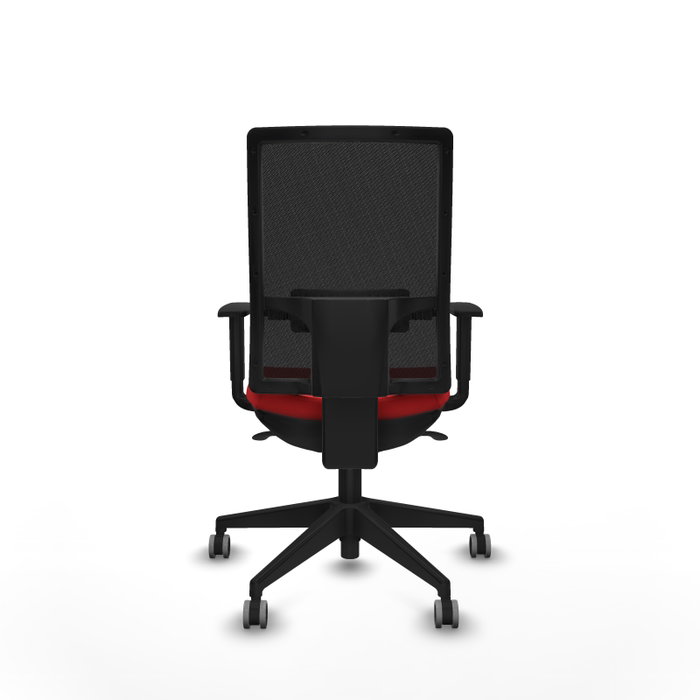 PIQUERAS Y CRESPO Silla de oficina Horna, Mecanismo Sincro, Rojo y Negro PIQUERAS Y CRESPO Silla de oficina Horna, Mecanismo Sincro, Rojo y Negro