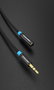 Vention Cable de Audio Estéreo 3.5mm Macho a 3.5mm Hembra 5m Negro