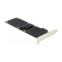 DeLOCK Tarjeta PCIe SATA 90348 - Controladora Interna PCI Express x1 para 2 Unidades HDD o SSD, 6 Gb/s, Compatible con Windows