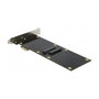 DeLOCK Tarjeta PCIe SATA 90348 - Controladora Interna PCI Express x1 para 2 Unidades HDD o SSD, 6 Gb/s, Compatible con Windows