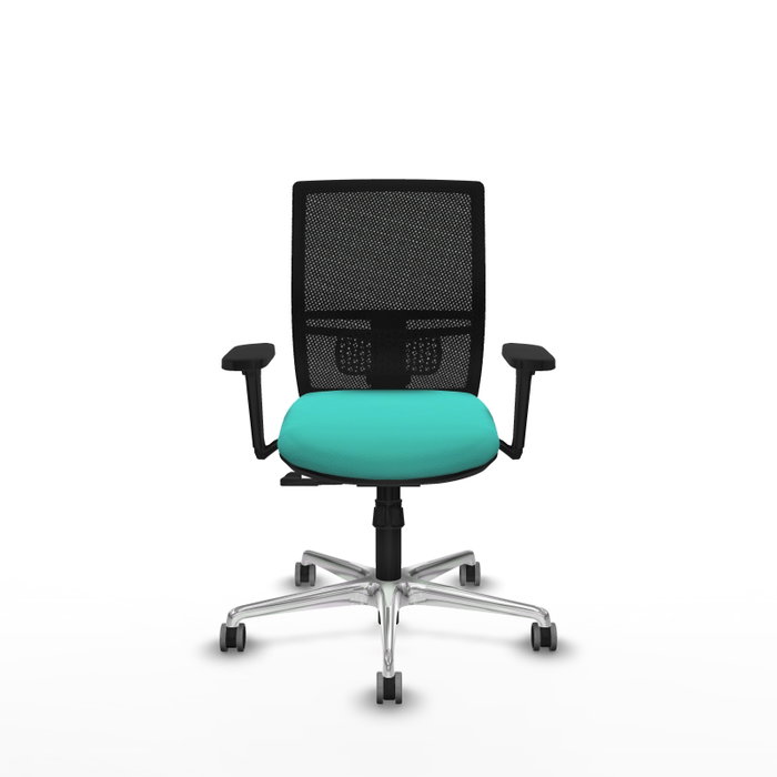 PIQUERAS Y CRESPO Silla de oficina Yunquera con mecanismo Sincro, Turquesa y Negro PIQUERAS Y CRESPO Silla de oficina Yunquera con mecanismo Sincro, Turquesa y Negro