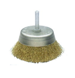 BELLOTA Cepillo Taza 50808-50 BRICO Alambre Ondulado Latonado