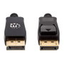 MANHATTAN Cable DisplayPort 1.4 8K a 60Hz de 3m, negro