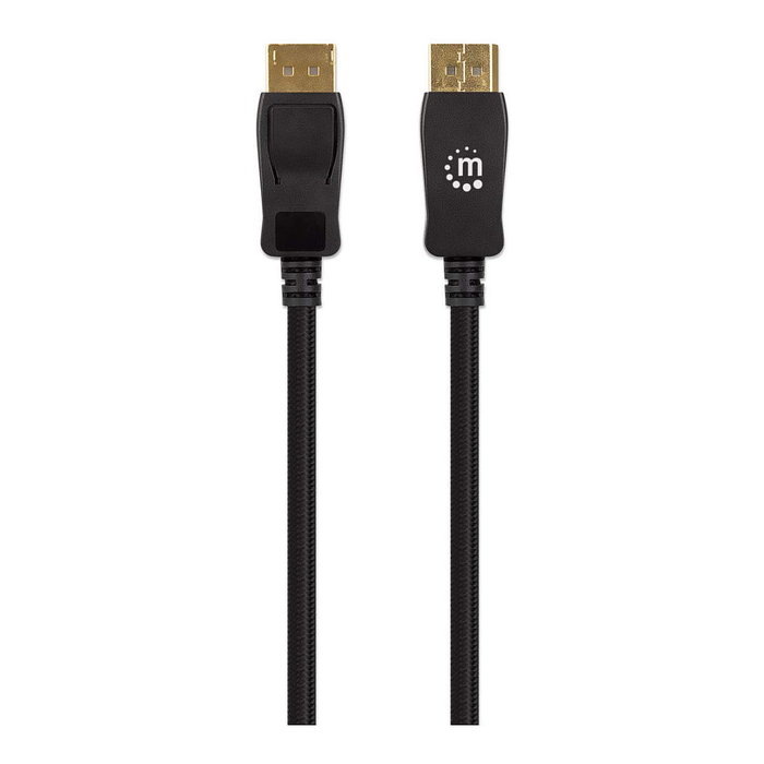 MANHATTAN Cable DisplayPort 1.4 8K a 60Hz de 3m, negro