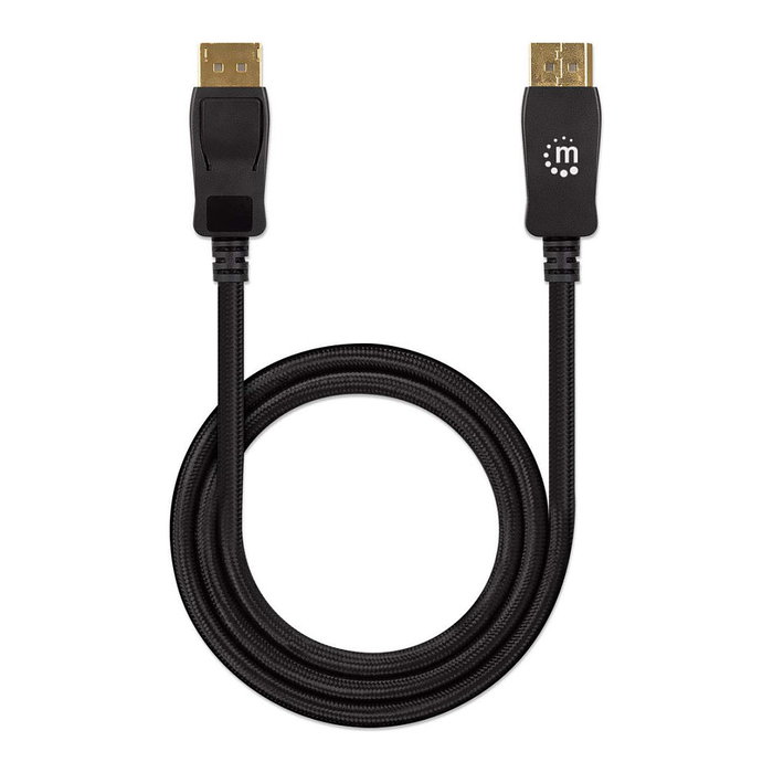 MANHATTAN Cable DisplayPort 1.4 8K a 60Hz de 3m, negro