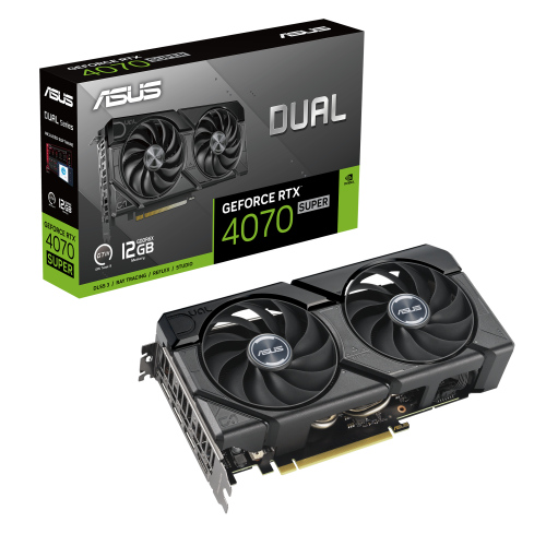 ASUS Dual -RTX4070S-12G-EVO NVIDIA GeForce RTX 4070 SUPER 12 GB GDDR6X