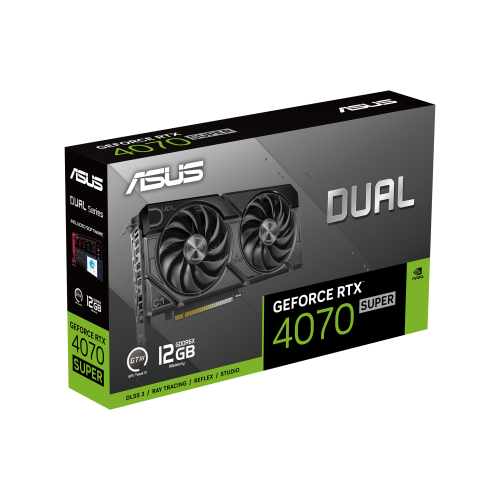ASUS Dual -RTX4070S-12G-EVO NVIDIA GeForce RTX 4070 SUPER 12 GB GDDR6X