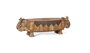 GINER Y COLOMER Banco de Madera de Mango Pintado a Mano Multicolor 40x157x46 cm