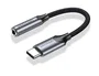 Vention BGMHF Conversor Jack 3.5mm Hembra a USB Tipo-C Macho 1m Gris