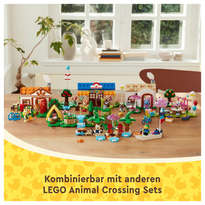 LEGO Animal Crossing Nooks Laden & Sophies Haus 77050 - Juguete de Construcción 535 Piezas, Multicolor para Niños 7+ Años