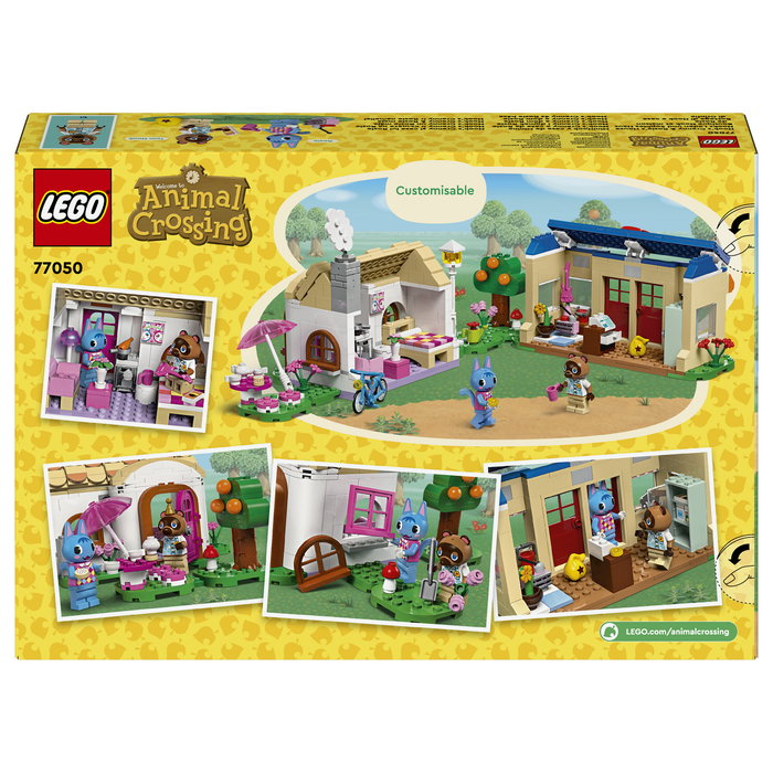 LEGO Animal Crossing Nooks Laden & Sophies Haus 77050 - Juguete de Construcción 535 Piezas, Multicolor para Niños 7+ Años