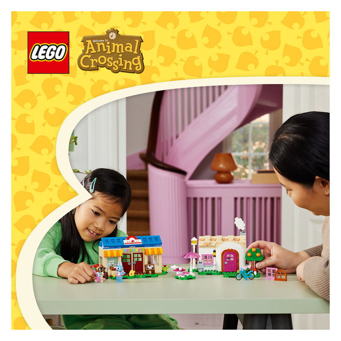 LEGO Animal Crossing Nooks Laden & Sophies Haus 77050 - Juguete de Construcción 535 Piezas, Multicolor para Niños 7+ Años