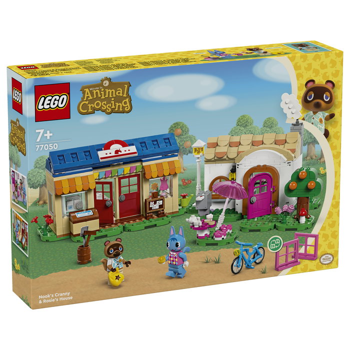 LEGO Animal Crossing Nooks Laden & Sophies Haus 77050 - Juguete de Construcción 535 Piezas, Multicolor para Niños 7+ Años