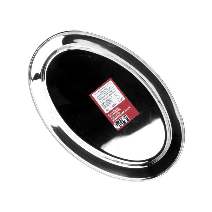 1946 Bandeja Oval 1946 Acero Inoxidable con Ala 35x23 cm