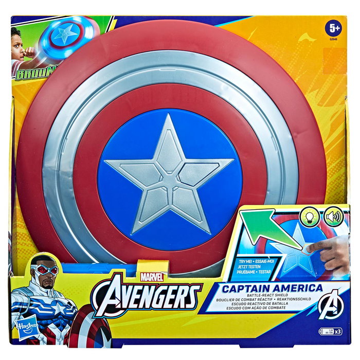Hasbro Escudo del Capitán América Avengers Doomsday G2648 - Juguete de rol con luces LED, 27.9 cm, para niños +4 años